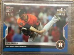 Ryan Pressly [Blue] #WS-4 Baseball Cards 2022 Topps Now World Series Champions Prices
