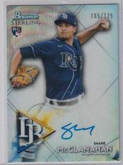 Shane McClanahan [Wave Refractor] Baseball Cards 2021 Bowman Sterling Rookie Autographs Prices