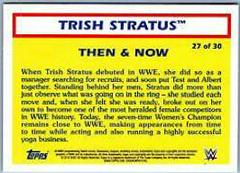 Trish Stratus #27 Wrestling Cards 2015 Topps Heritage WWE Then & Now Prices