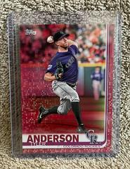 Tyler Anderson [Mother's Day Pink] Baseball Cards 2019 Topps Prices