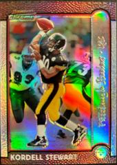 Kordell Stewart [Gold Refractor] #124 Football Cards 1999 Bowman Chrome Prices