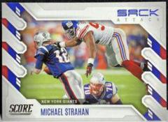 Michael Strahan Football Cards 2022 Panini Score Sack Attack Prices