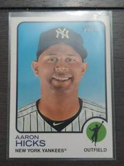 Aaron Hicks #715 Baseball Cards 2022 Topps Heritage Prices