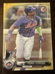 Yoenis Cespedes [Gold] Baseball Cards 2017 Bowman Prices