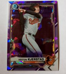 Heston Kjerstad [Purple] #BCP-166 Baseball Cards 2021 Bowman Chrome Sapphire Prospects Prices