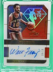 Walt Frazier [Gold] Basketball Cards 2021 Panini One and One 75th Team Signatures Prices