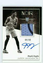 Jaren Jackson Jr. [Patch Autograph] #304 Basketball Cards 2018 Panini Noir Prices
