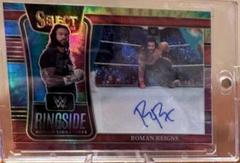 Roman Reigns [Tie Dye Prizm] Wrestling Cards 2022 Panini Select WWE Ringside Action Signatures Prices