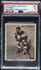 Vic Ripley [English Only] Hockey Cards 1933 World Wide Gum Ice Kings Prices