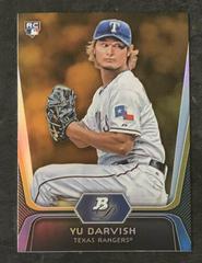 YU Darvish [Gold] #9 Baseball Cards 2012 Bowman Platinum Prices