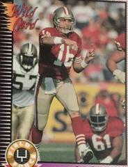 Joe Montana [Silver] #1 Football Cards 1992 Wild Card Field Force Prices