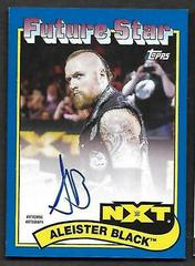 Aleister Black [Blue] Wrestling Cards 2018 Topps WWE Heritage Autographs Prices