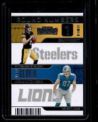 Kenny Pickett, Aidan Hutchinson #RN-PH Football Cards 2022 Panini Contenders Round Numbers Prices