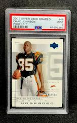 Chad Johnson [Portrait] Football Cards 2001 Upper Deck Graded Prices