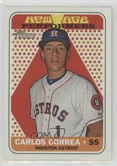 Carlos Correa #NAP-4 Baseball Cards 2018 Topps Heritage New Age Performers Prices