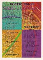 Checklist 352-390 #390 Basketball Cards 1994 Fleer Prices