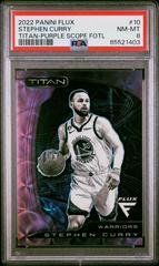 Stephen Curry [Purple Scope] #10 Basketball Cards 2022 Panini Flux Titan Prices