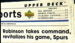 David Robinson #222 Basketball Cards 1993 Upper Deck SE Prices