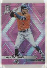 Carlos Correa [Neon Pink] Baseball Cards 2018 Panini Chronicles Spectra Prices