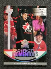 Kevin Korchinski #PM-13 Hockey Cards 2023 Upper Deck Team Canada Juniors Prospectus Momentous Prices