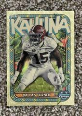 Dallas Turner [Superfractor] #TBK-14 Football Cards 2023 Bowman Chrome University The Big Kahuna Prices
