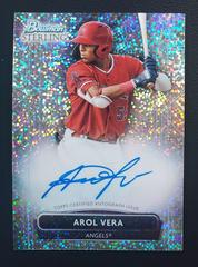 Arol Vera [Speckle] #PA-AV Baseball Cards 2022 Bowman Sterling Prospect Autographs Prices