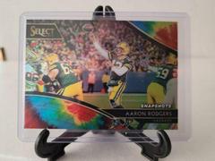 Aaron Rodgers [Tie-Dye Prizm] Football Cards 2018 Panini Select Snapshots Prices