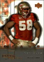 Jamal Reynolds #91 Football Cards 2001 Upper Deck Pros & Prospects Prices