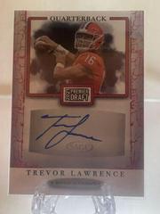 Trevor Lawrence [Red] #A194 Football Cards 2021 Sage Premier Draft Autographs Prices