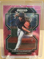 Aaron Davenport [Neon Pink Velocity] #PDP218 Baseball Cards 2022 Panini Prizm Draft Picks Prices