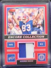 Andre Reed [Ruby] #EC-2 Football Cards 2022 Panini Encased Encore Collection Prices