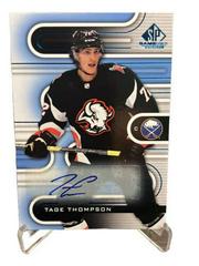 Tage Thompson [Blue Autograph] #101 Hockey Cards 2022 SP Game Used Prices