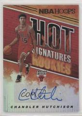Chandler Hutchison Basketball Cards 2018 Panini Hoops Hot Signatures Rookies Prices
