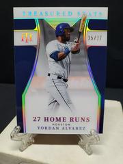 Yordan Alvarez #TS-25 Baseball Cards 2022 Panini National Treasures Stats Prices