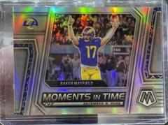 Baker Mayfield [Silver] #MT-10 Football Cards 2023 Panini Mosaic Moments in Time Prices