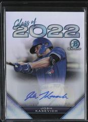 Josh Kasevich #C22A-JK Baseball Cards 2022 Bowman Draft Class of Autographs Prices