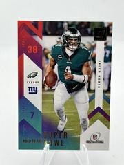 Jalen Hurts #RTSBD-JH Football Cards 2023 Panini Donruss Road to the Super Bowl Divisional Round Prices