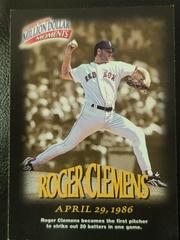 Roger Clemens Baseball Cards 1997 Fleer Million Dollar Moments Prices