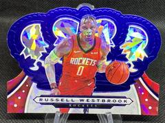 Russell Westbrook [Crystal Blue] #8 Basketball Cards 2019 Panini Crown Royale Prices
