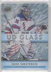 Igor Shesterkin #GS-25 Hockey Cards 2021 Upper Deck Ovation UD Glass Stars Prices