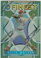 Allen Watson [Refractor] #106 Baseball Cards 1995 Finest Prices