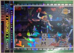 Russell Westbrook [Green Ice] Basketball Cards 2021 Panini Hoops Lights Camera Action Prices