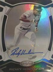 Rickey Henderson [Autographs] #40 Baseball Cards 2021 Panini Chronicles Certified Prices