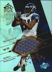 Koren Robinson [Gold] #FO-KR Football Cards 2004 Upper Deck Reflections Focus on the Future Jerseys Prices