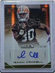 Isaiah Crowell #139 Football Cards 2014 Panini Rookies & Stars Prices