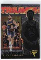 Klay Thompson #16 Basketball Cards 2022 Panini Flux Triumph Prices