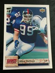 Steve DeOssie Football Cards 1992 Upper Deck Prices