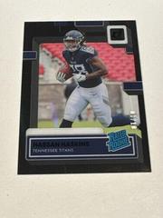 Hassan Haskins [Black] Football Cards 2022 Panini Clearly Donruss Prices
