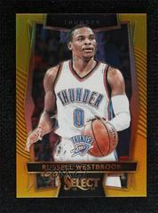 Russell Westbrook [Gold Prizm] Basketball Cards 2016 Panini Select Prices