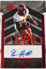 Breece Hall [Red Spectrum] #BA-BH1 Football Cards 2022 Leaf Ultimate Draft Autographs Prices